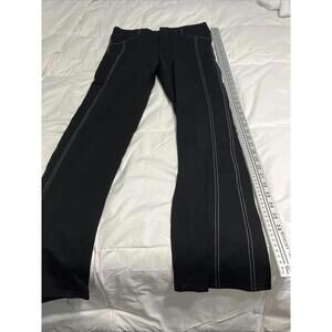 INC international concepts Black Stretchy Pants With White Stitching Size 10